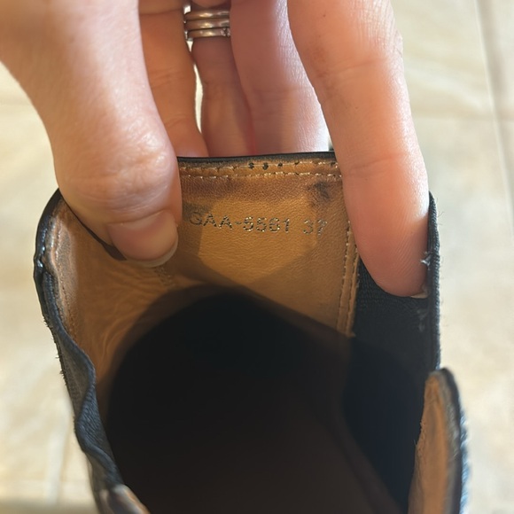 Women Adam et Rope Leather ankle boots size 37 - Picture 3 of 5